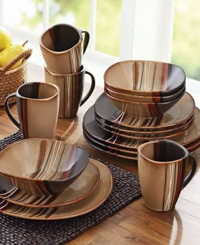 Vektor Artisan Stripe Dinner Plate