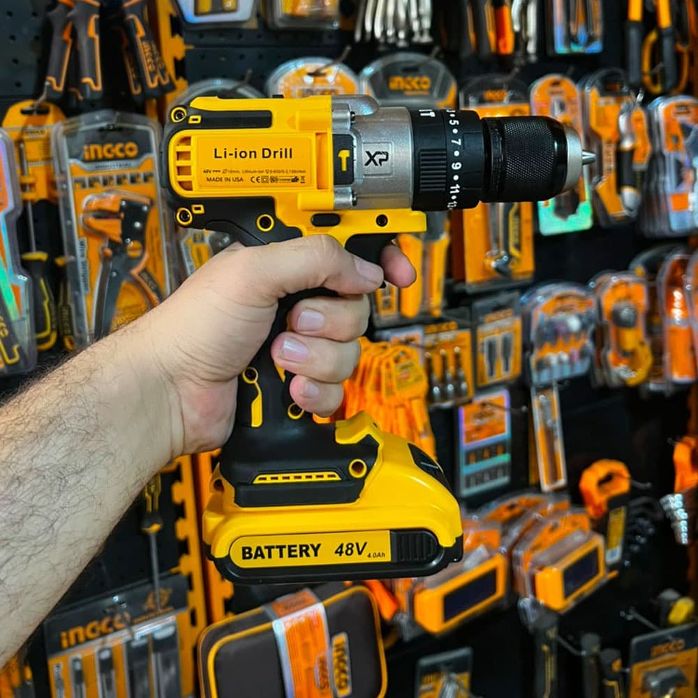 Professional 48V Cordless Li-Ion Power Drill