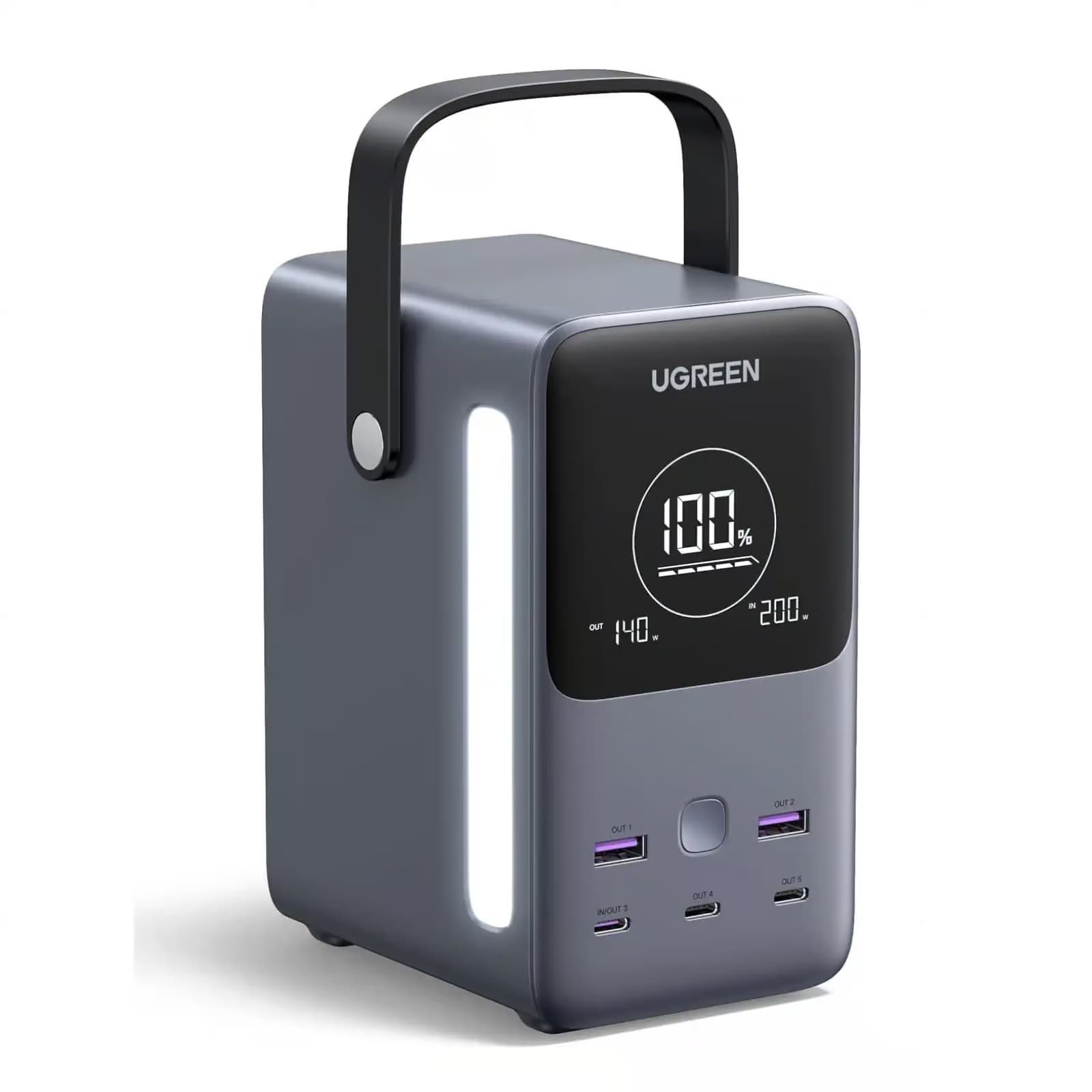 UGREEN Nexode 200W 25000mAh Portable Power Bank & Charger